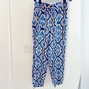 Zara Blue Cropped Pants